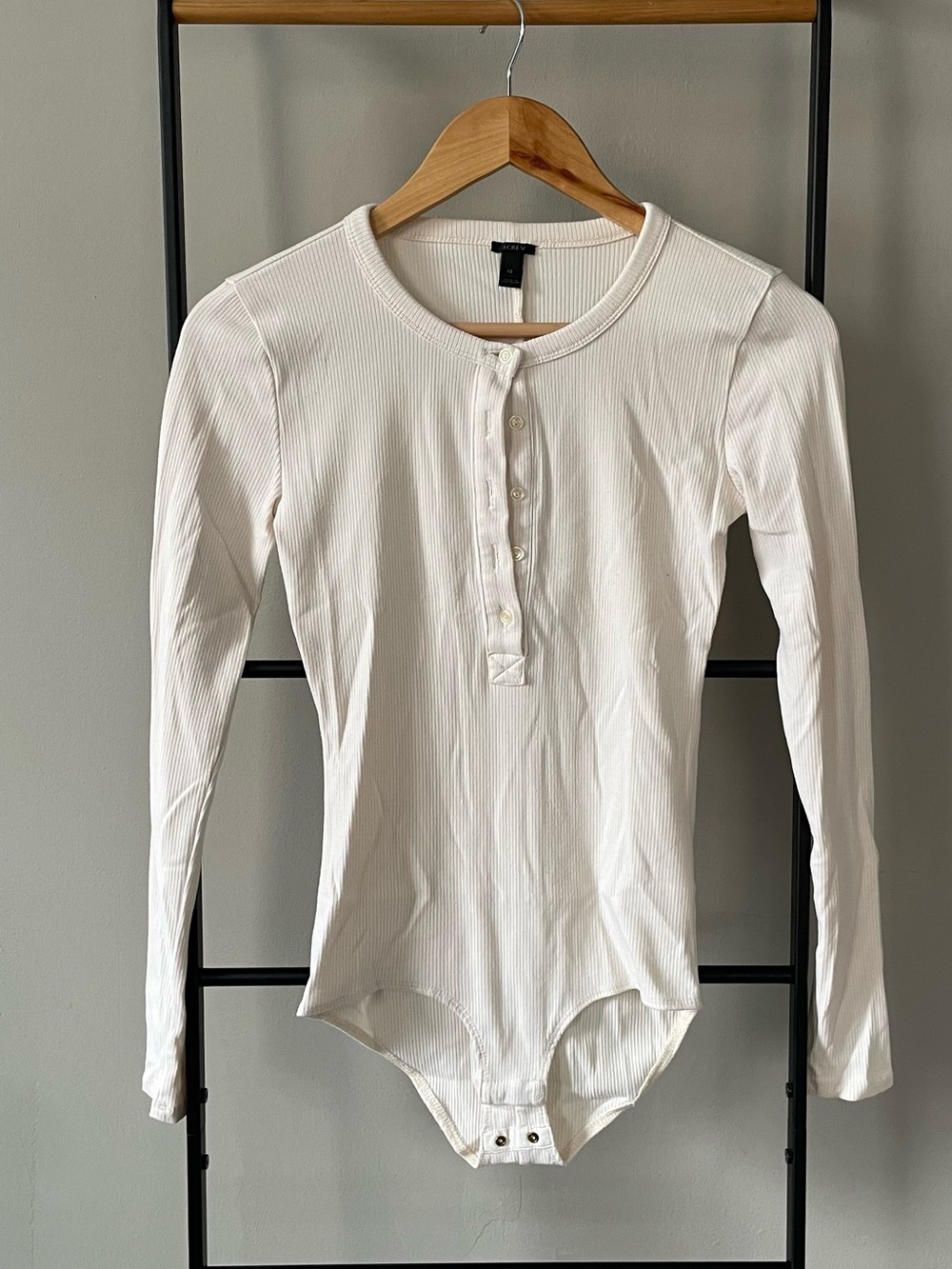 J.Crew Long Sleeve Button-down Bodysuit